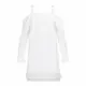 [二手] Proenza Schouler Off Shouiler Ruffle Trim Dress for Women in White (R171374-SC028-00100-6)