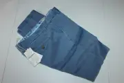 Tommy Bahama Pants Boracay Solid Flat Front Portside Blue T115496 40x30 40 Waist