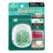Taylor Seville Magic Pins - Patchwork Extra Fine 50 FLAT HEAD pins