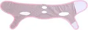 Generic Face Slimming Bandage Lightweight Fit Reduce Wrinkles Fastener Strap Women V-Shaped Slimming Bandage Postoperative Recovery Light Purple
