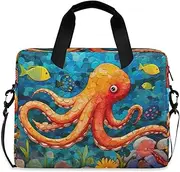 [GAIREG] Colorful Mosaic Pattern 15.6 Inch Laptop Computer Shoulder Messenger Bag Tablet Carrying Case