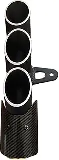 Car End Pipes Motorcycle Exhaust End Pipe Muffler Silencer Turbo For R6 CB1000 R25 FY250G Z800 CB1000R Auto Accessories(THREE HOLE CARBON)