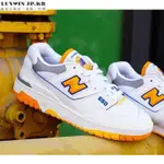 NEW BALANCE 550 WHITE VIBRANT ORANGE 男女休閒運動慢跑鞋 BB550WTO