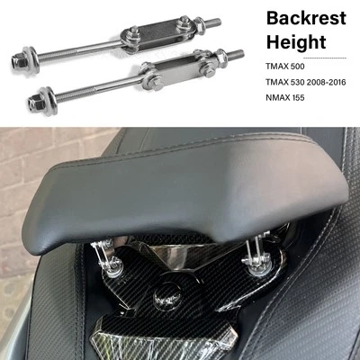 TMAX 530 NMAX 155 Backrest Height pads For Yamaha TMAX500 Rear Back Rest Riser