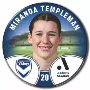 LIBERTY A-LEAGUE - MELBOURNE VICTORY - TEMPLEMAN, Miranda