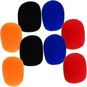 UPKOCH 8Pcs Microphone Cover Handheld Mic Windscreen for Ktv and Stage Performance Noise Reducing Sponge for Improved Sound