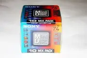 【SEALED x 10-Discs】SONY MD Mini Disc ”Color Collection” 74 min MADE IN JAPAN