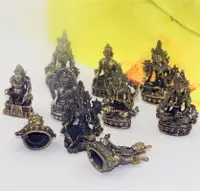 在飛比找樂天市場購物網優惠-西藏桑耶寺尼泊爾手工復古純銅隨身佛口袋佛密宗佛像家用擺件