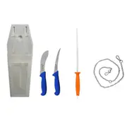 Butcher Knife Set Tool Kit Combo - SK2 Clear SK2CS-COMBO-1