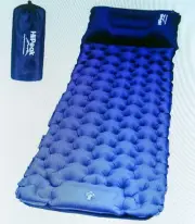 HiiPeak Sleeping Pad - Ultralight Inflatable Sleeping Mat w/ Built-in Foot pump
