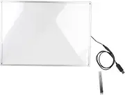 Vomeko Hair Salon Advertising Light Box 43x31cm LED Backlit Display Board with Metal Stand, USB-Powered Poster Light Box for Barber Shop Salon Decor