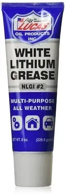 Lucas Oil 10533 White Lithium Grease - 8 oz. Squeeze Tube