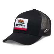 Alpinestars Cali 2.0 Curved Bill Snap Back Cap Genuine Alpinestars - Black