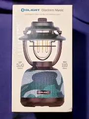 Olight Olantern Music Camouflage LED Lantern Lights with Bluetooth Stereo, 300 L