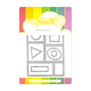 Waffle Flower Postage Collage - Die