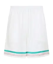 elastic waist shorts S,L,M White