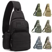 Outdoor Tactical Sling Bag Military Crossbody Pack Chest Shoulder Backpack