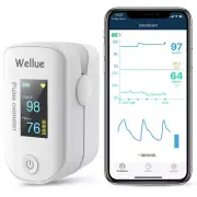 Wellue Pulse Oximeter with Bluetooth and Free App