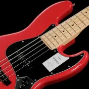 Fender Made In Japan Hybrid Ii Jazz Bass V Maple Fingerboard Modena Red