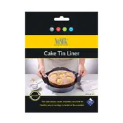 Nostik Reusable Non-Stick 24cm Round Cake Tin Liner Oven Baking Sheet Black