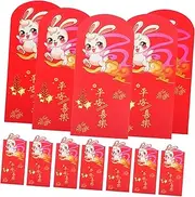 PLAFOPE Envelopes Chinese New Year 2023 Year Red Packet Creative Red Packet Chinese Elements Money Pouches