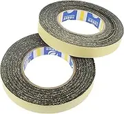 LIFKOME 2Rolls Shockproof Seal Tapes Thick Sealing Sticker for Windows Doors Fireproof Easy Installation Thick Wide Long for Home Bar Use