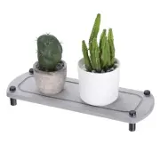 3 Pcs Instant Dry Sink Caddy Organizer, Kitchen Sink Organizer, Gray
