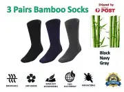 Man's Bamboo Socks Thick Warm Heavy Duty Work Thick Winter Multy Colour 3,6 Pack