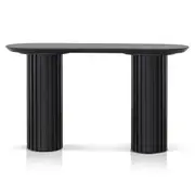 Marty 1.4m Console Table - Black Oak