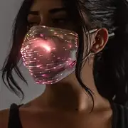 Face Mask Light Up LED 7 Colors USB Rechargeable Luminous Masks