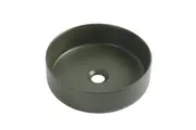 360x360x120mm Forest Green Above Counter Ceramic Basin