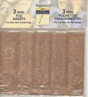 MINI FILE INSERTS FOR TRAVEL BAG - DMC brand - (U1335L/94A)(1928)
