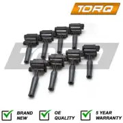 Torq 8x Pencil Ignition Coil Packs Fits Daimler XJ (97-00) Jaguar (97-03) XK (96