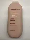 METHOD BODY PEONY ROSE WATER PINK SEA SALT PURE PEACE BODY WASH 18 OZ New