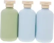 DINHEAROM 1 Set Refillable Travel Shampoo Bottles Leakproof Toiletries Dispenser Containers for Lotions Moisturizers and Skincare Essentials for Travel Go Use