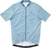 [KAPELMUUR] Capel Mule Short Sleeve Cycle Jersey, Short Sleeve Glen Check Print Jersey