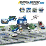 Large Aviation Airport Model Kids Play Transport Engineering Boys Toys