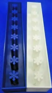 6 Point Snowflake 3D printed pen blank