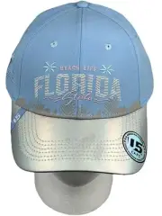 Florida State Beach Life Blue Paradise Women Accessory Adjustable Hat Cap Girly