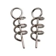 Fishing Tools Spring Lock Pin Crank Hook with Swivels & Snap in Various Sizes