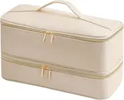 Travel Hair Bag | Handheld Hair Dryer Curling Iron Bag | Dustproof Travel Carrying Case, Hair Air Wrap Dryer Case, Hair Tool Storage Organizer for Women