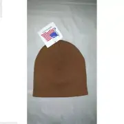 NEW Liberty Mountain Acrylic Light Brown/Tan Beanie Hat Winter Sports 111472
