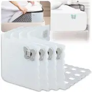 Bed Sheet Holders with Lock, Bed Sheet Straps Keep Sheets in Place Firm & Tig...