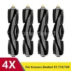 4Pack Main Brush For Ecovacs Deebot X1 Omni,X1 Plus/Pro,T10 Omni,T10 Plus,T20