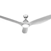 NNEDSZ Devanti 64 Inch Ceiling Fan DC Motor w/Light w/Remote - Silver