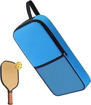 Tennis Paddle Shoulder Bag, Paddleball Shoulder Bag | Tennis Paddle Tote Bag with Mesh Pocket | Large Capacity Sports Bag, Protective Carry Bag for Pickle
