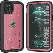 for iPhone 13 Mini Waterproof Case [StudStar Series] [Slim Fit] [IP68 Certified] [Shockproof] [Dirtproof] [Snowproof] 360 Full Body Armor Cover for iPhone 13 Mini (5.4") (2021) [Pink]