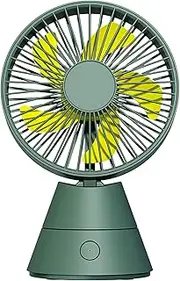 Personal Desk Fan | Usb Charging Compact Portable Fans | Wide-angle Adjustable Hot Weather Supplies for Bedroom Camping Table Picnic Living Room
