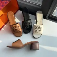 在飛比找Yahoo!奇摩拍賣優惠-Leann代購~tory burch TB拖鞋2022夏季新