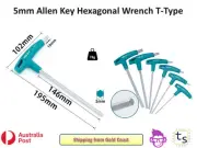 5mm Shaft Allen Key Hexagonal Wrench T-type with Grip